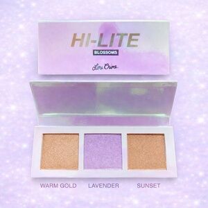 Lime Crime HI-LITE Blossoms Highlighter Palette NWT Iridescent 3 Shades Vegan